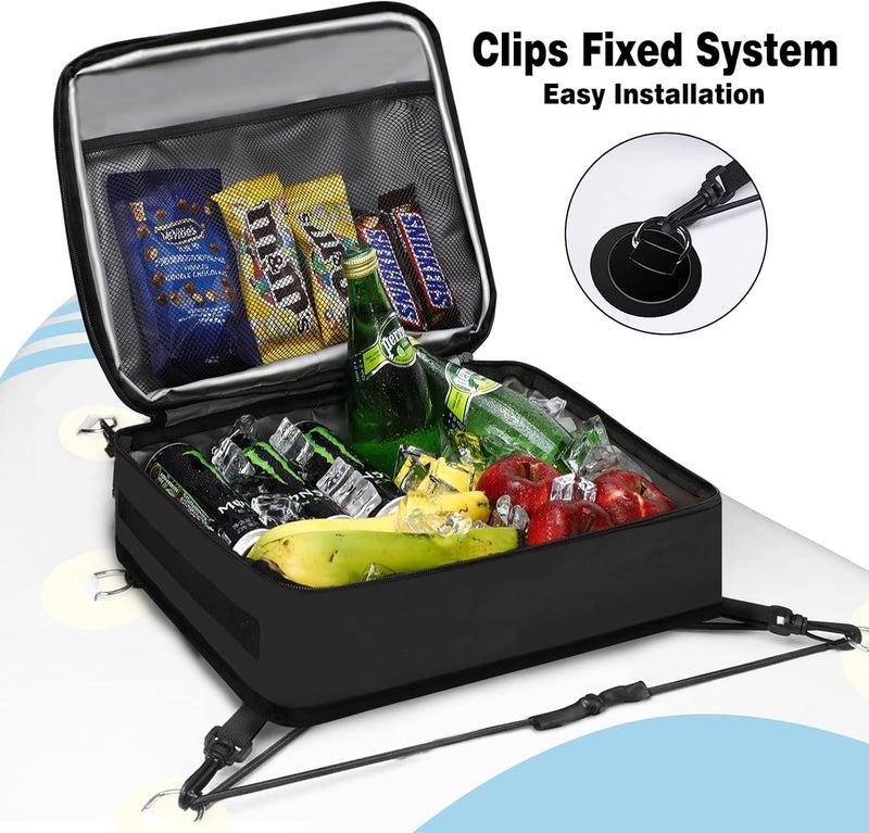 WITSTEP Paddle Board Cooler Bag, Waterproof Surf Sup Deck Cooler Bag Insulated Leakproof 10 Cans, Sup Paddle Board Accessories Bag for Stand Up Paddleboard and Kayak - Image 3